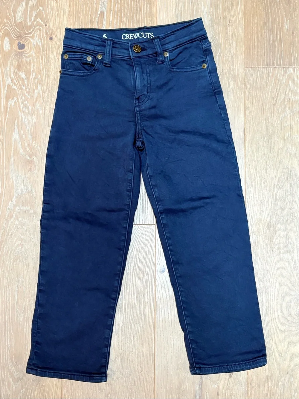 Crewcuts boys Navy Straight-leg Relaxed Fit Jeans